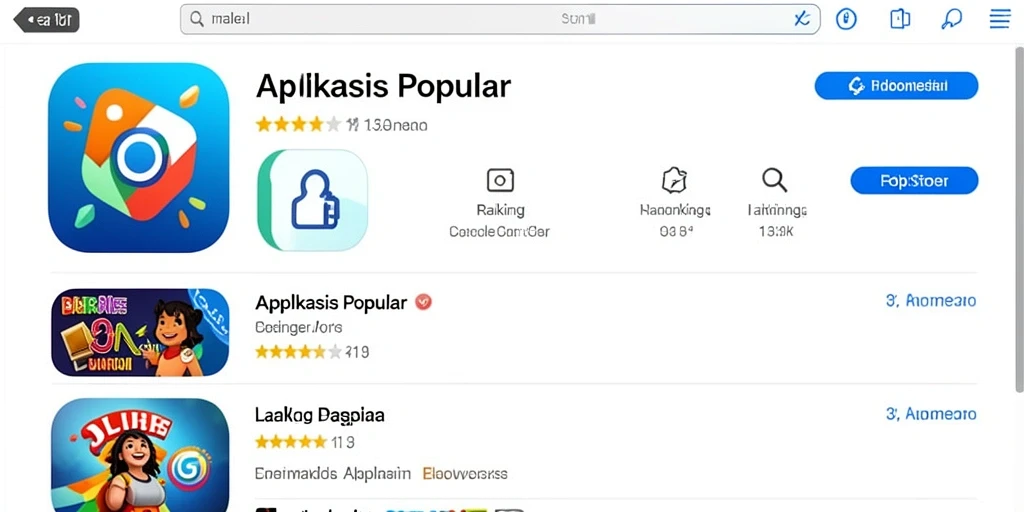 Tampilan awal yang menarik dan mengundang.