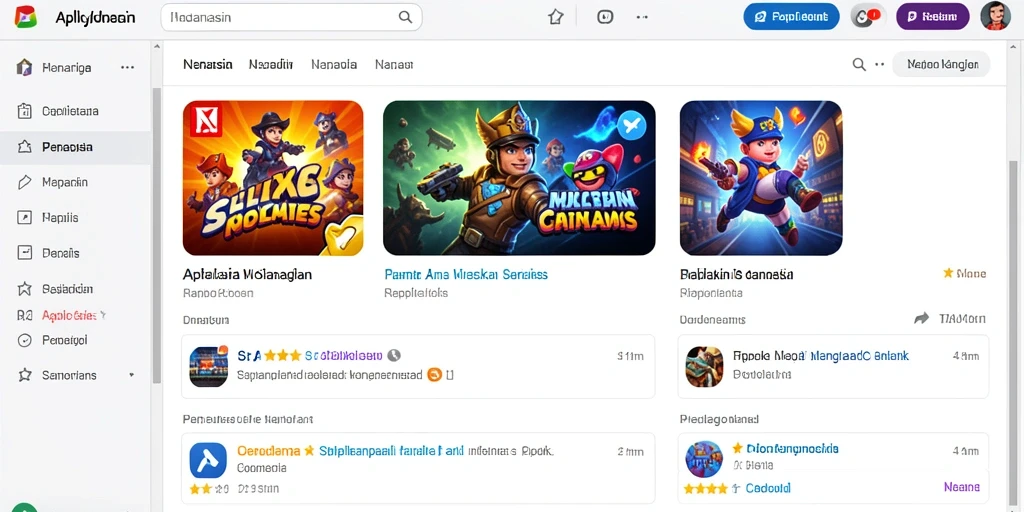 Screenshot menampilkan antarmuka permainan yang menarik.