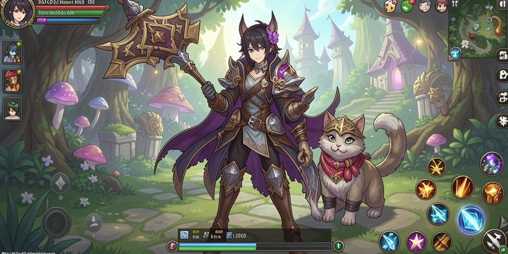 Tampilan grafis game yang memukau dan menarik.