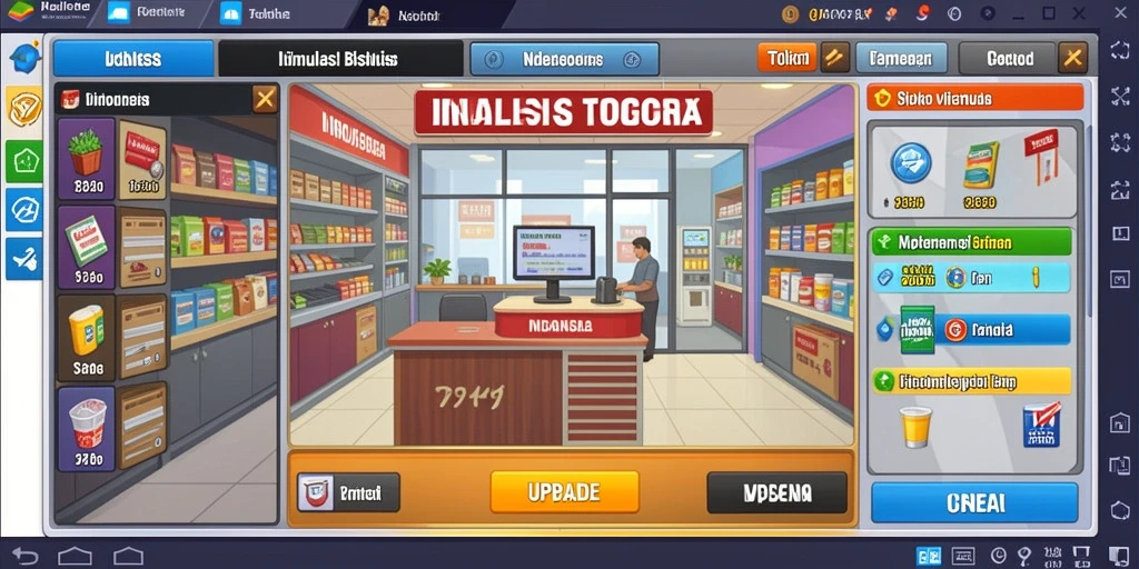 Screenshot menampilkan karakter utama dengan latar belakang yang cerah.