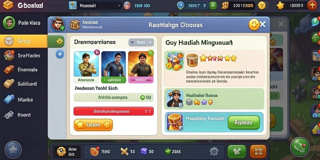 Tampilan antarmuka yang intuitif dan menarik.
